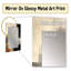 Noir Mid Century Fusion II - miroir mural moderne Midcentury, grand miroir moderne, impression d'art en métal-1475255615
