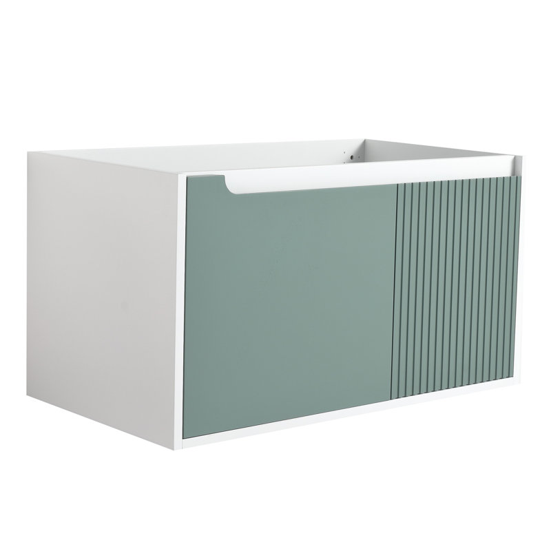 Meuble-lavabo compact 36 po, meuble-lavabo 36 po, finition grattée