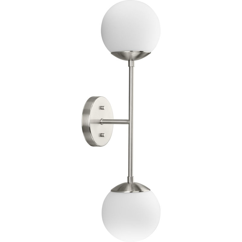 Applique murale Bridgit, Nickel brossé