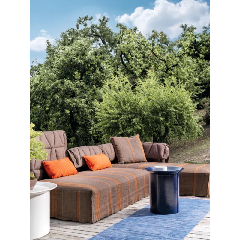 Brise Coffee Table, Blue, 36.22" Diameter