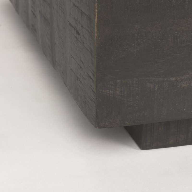 Table basse Attleboro, Marron foncé