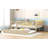 Wood Daybed With Trundle And Fence Guardrails-29033186-29033184