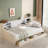 Upholstered Daybed With Storage Shelves And 2 Drawers-760923392