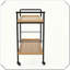 Élégant chariot de rangement mobile polyvalent, pratique et compact chic-1401816166