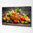 A Basket Of Fruit Vegetables - No Frame Print on Canvas