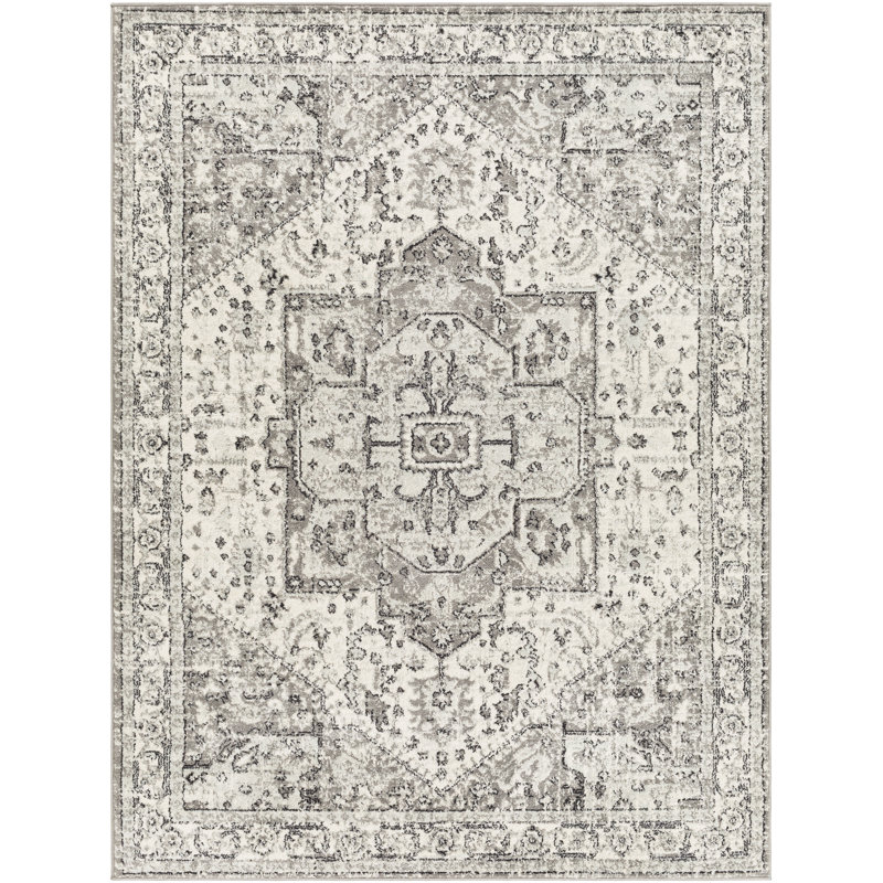 Aldusa Oriental Indoor Rug, Rectangle 5'3" x 7'