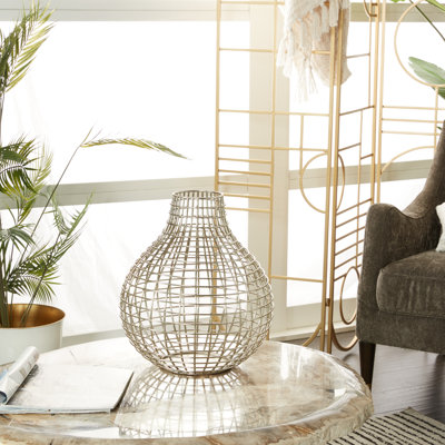 Metal Table Vase