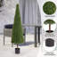 Tree Artificial Boxwood Topiary Tree Plant Potted Trees Decorations For Indoor Living Room Outdoor 1Pcs/Set-1024965834