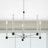 Orean 5 - Light Steel Dimmable Chandelier-1426609739