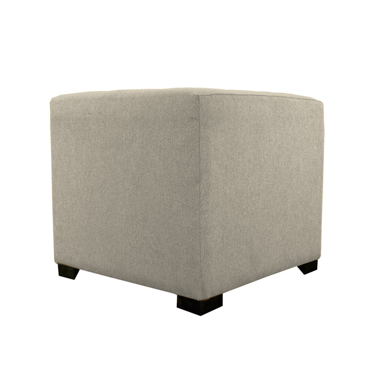 Emerie Upholstered Ottoman, Pebble