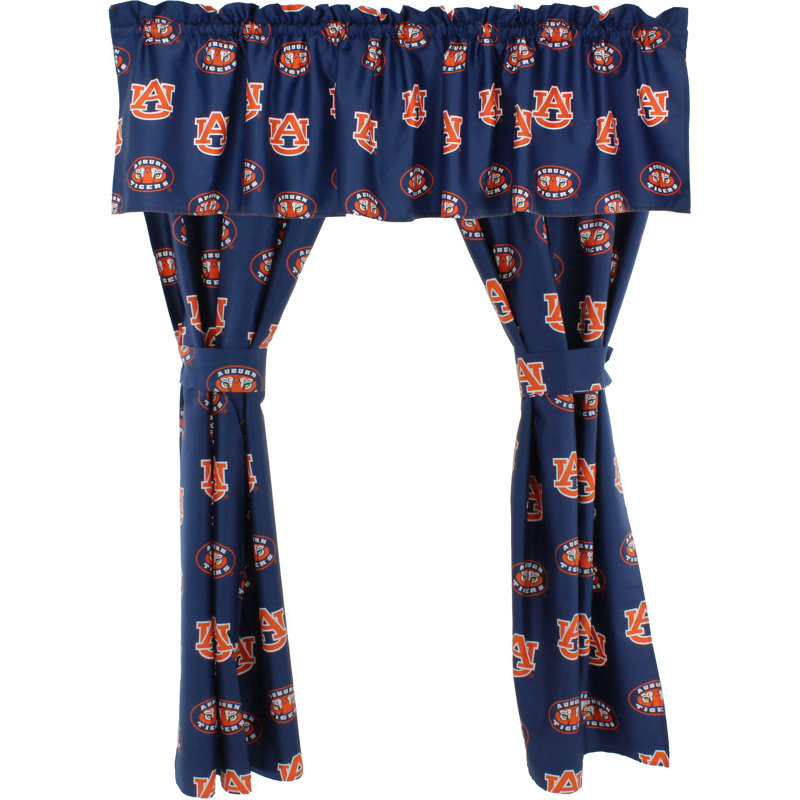 College Covers NCAA Tailored 84'' W Window Valance in