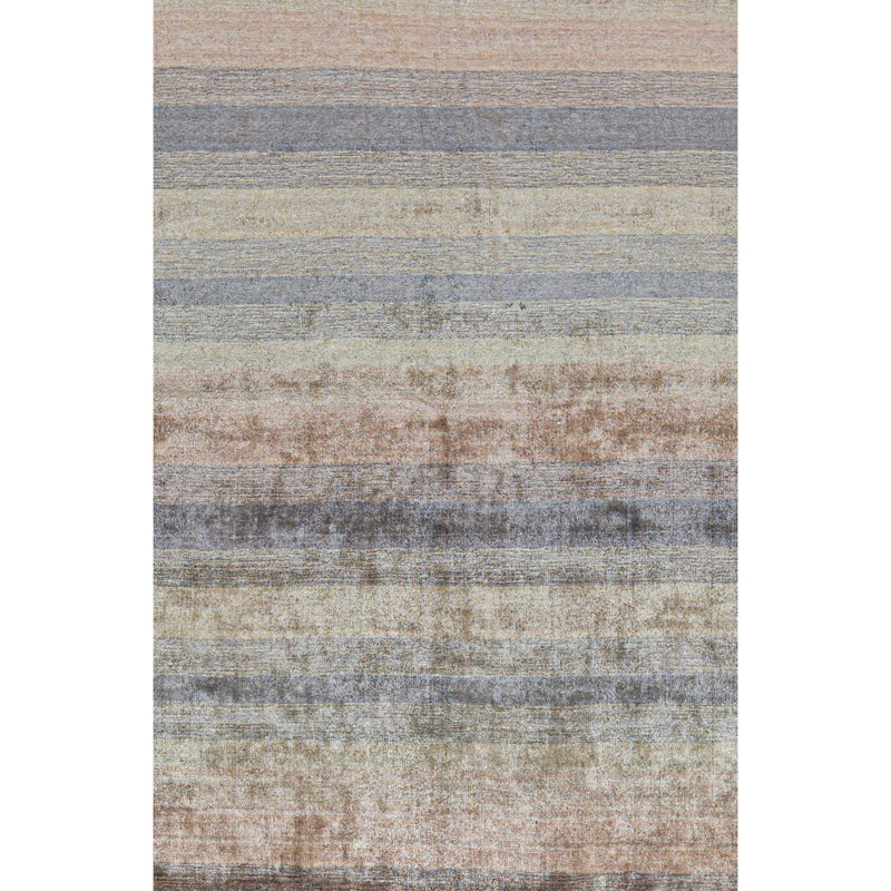 Tapis multicolore de haute qualité noué à la main