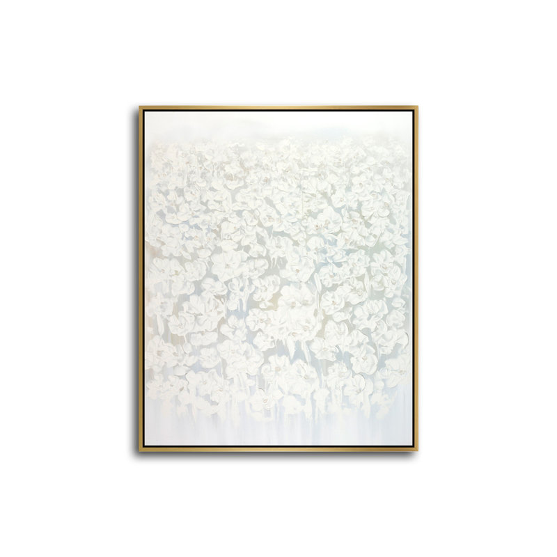Bouquet Of Fields Painting, Laguna Gold Framed