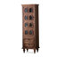 Vitrines en bois massif noisette + verre