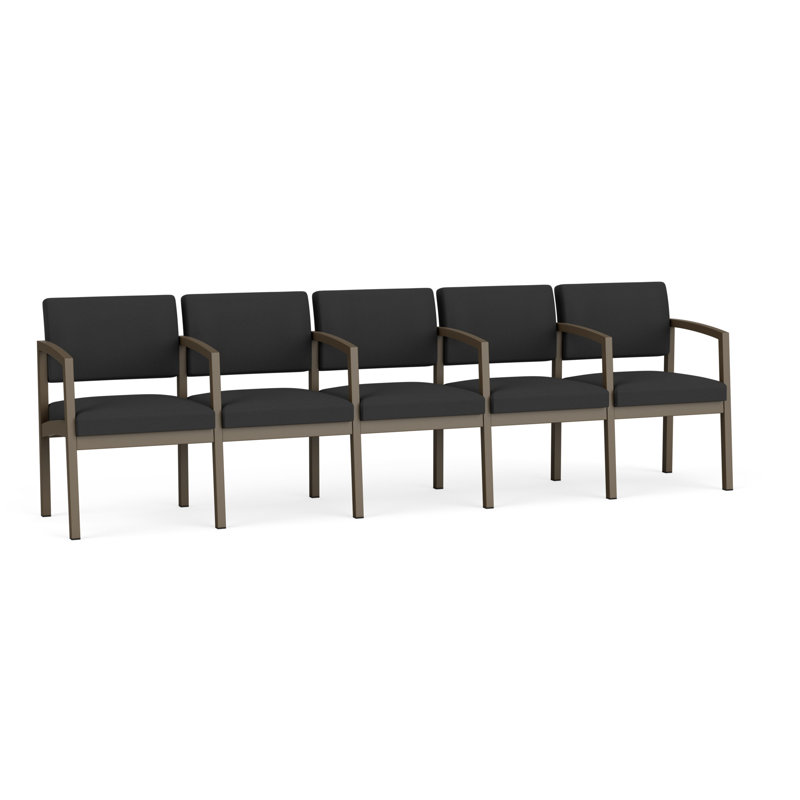 Structure en métal 5 places Lenox, Bronze, Graphite Visite Libre - Tissu uni
