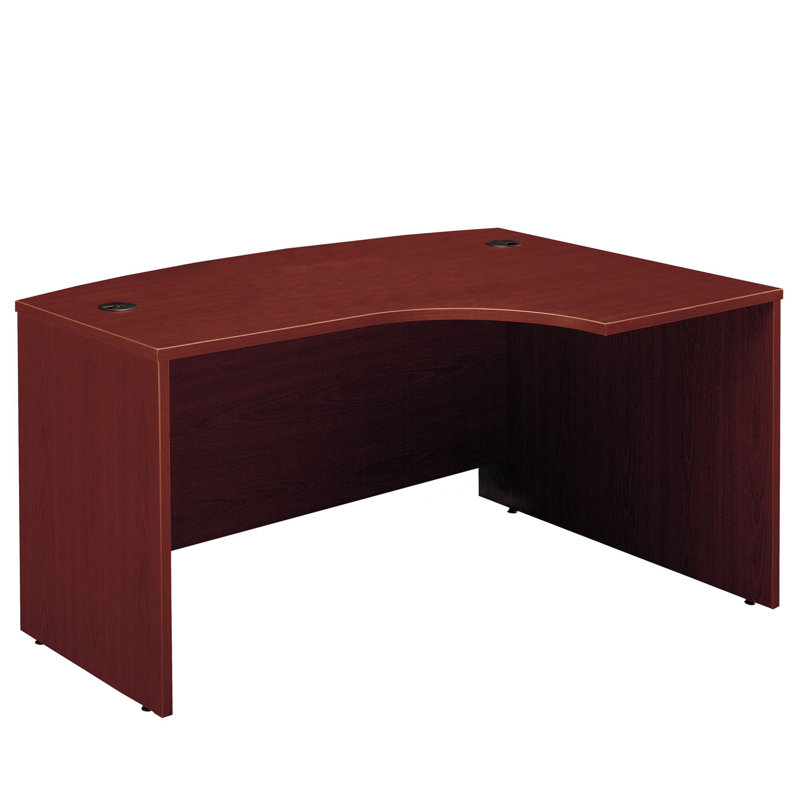 Series C L-Shaped Computer Desk, Mahogany, Right