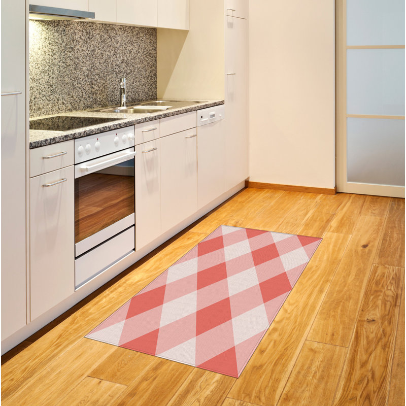 Coral High Density Long Fiber Poly Threads Decorative Area Rug Carpet, Rectangle 2'7" x 5'