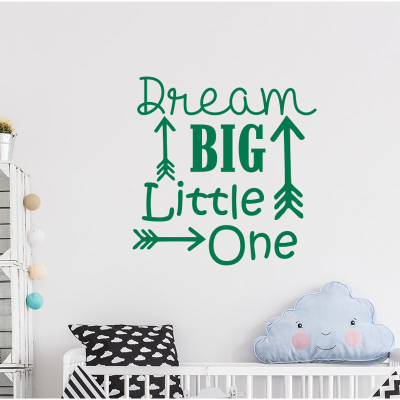Décalcomanie murale big little rêve Baumeister, Vert