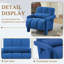 Chaise d'appoint rembourrée avec accoudoirs 28 po Jakeim-2031137345