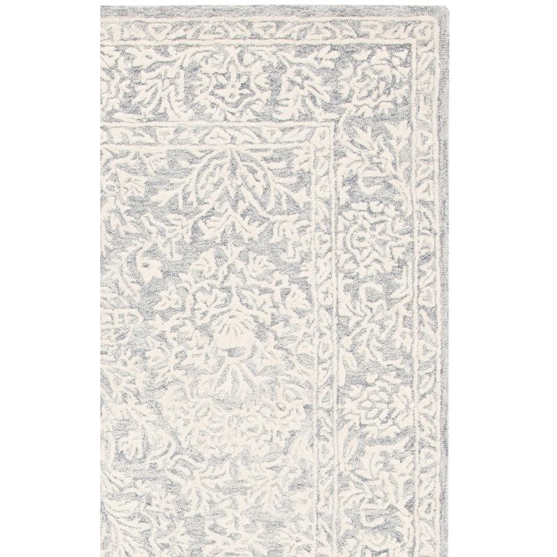 Edward-Matthew Hand Tufted Wool And Cotton With Latex Oriental Rug, Rectangle 3' x 5'