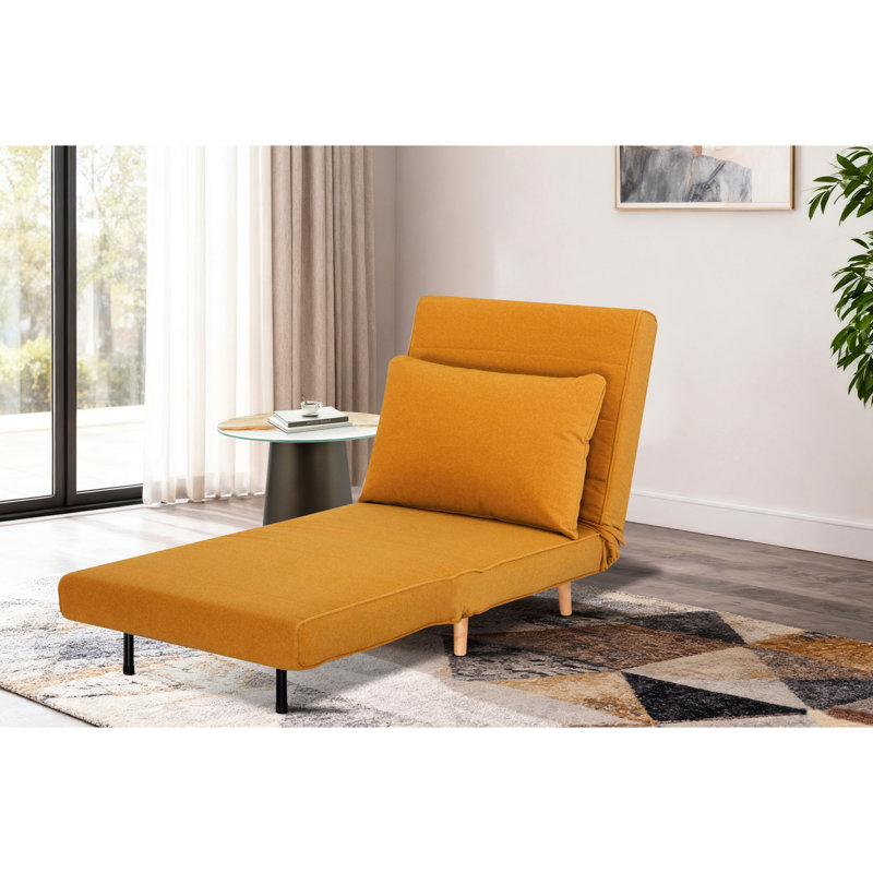 Fauteuil-lit convertible 3 en 1 - lit Max, se transforme facilement en méridienne et compact pour les petits espaces, tissus de texture brossée super doux, plusieurs options de couleurs, position ergonomique réglable