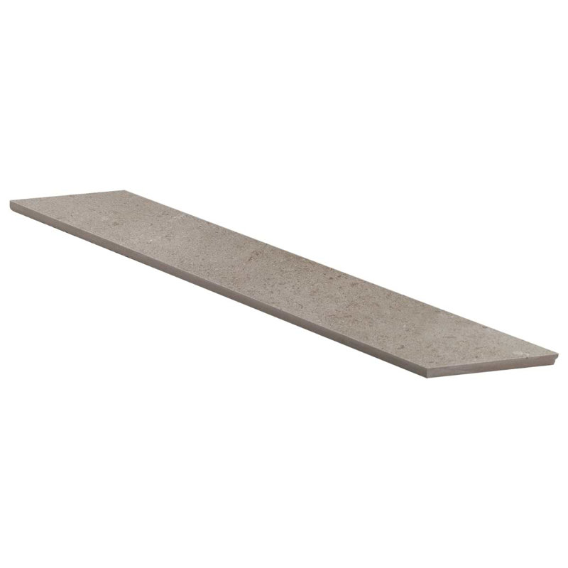 New Rock 4X21 Chevron Matte Porcelain Tile, Tortora Beige