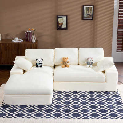 Corduroy Compressed Sofa It Has A Soft And SkinFriendly Sitting Feel