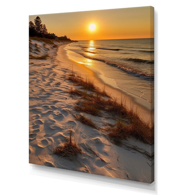 Alabama Golden Hour At Gulf Shores, impression sur toile