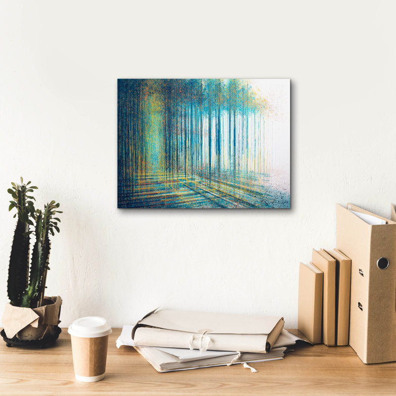 " Forest Edge At Twilight " by Marc Todd, 12" H x 16" W x 0.75" D