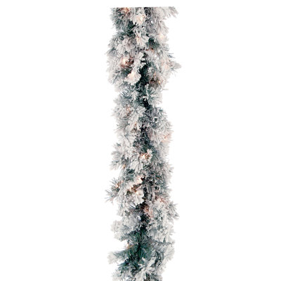 108'' in. Lighted Faux Spruce Garland