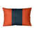 Orange et bleu marine