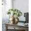 Vase à fleurs en aluminium doré-217603838