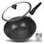 Bella Cucina Non-Stick Aluminum Wok with Lid