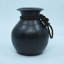 Vase en bois noir Farmhouse avec bordure en corde - Décoration rustique décorative-129508277-129508280