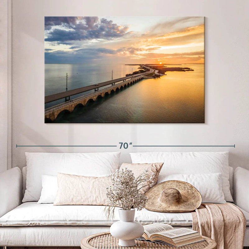 Lilie Seven Mile Bridge Sky, 34" H x 51" W