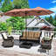 Parasol d'extérieur 13 pi double face-1790295276