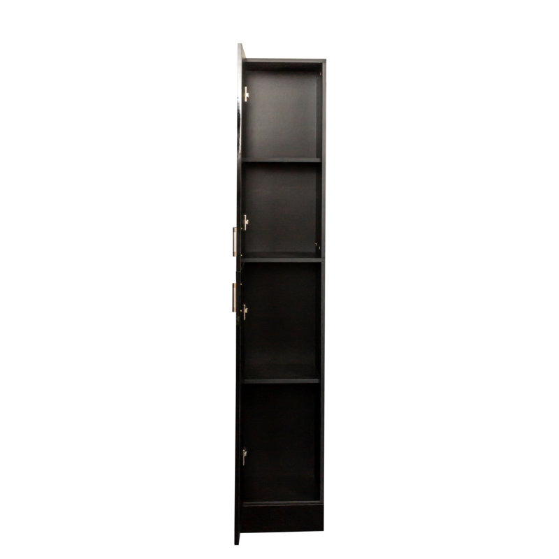 Modern Freestanding Cabinet, Black
