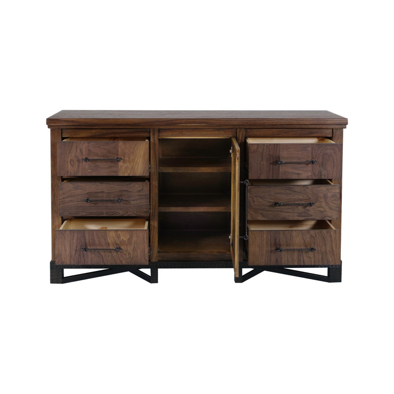 Commode 6 tiroirs, 1 porte