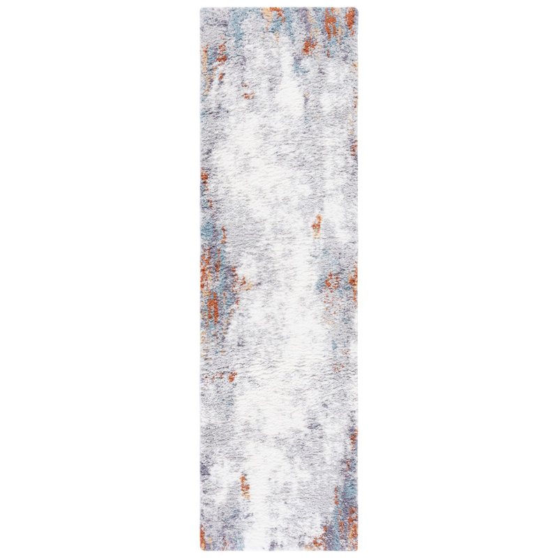 Tapis abstrait Jouk Performance, Tapis de couloir 2 pi 3 po x 8 pi