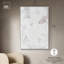Art mural bohème blanc, art mural argenté, 36 x 54-564721285-564721288