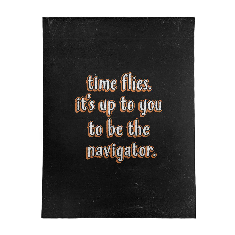 Tapis en chenille de polyester style Quotes, Rectangle 8 pi x 10 pi