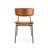Fifties Metal Chair with Upholstered Seat and Back-34834385-34834386