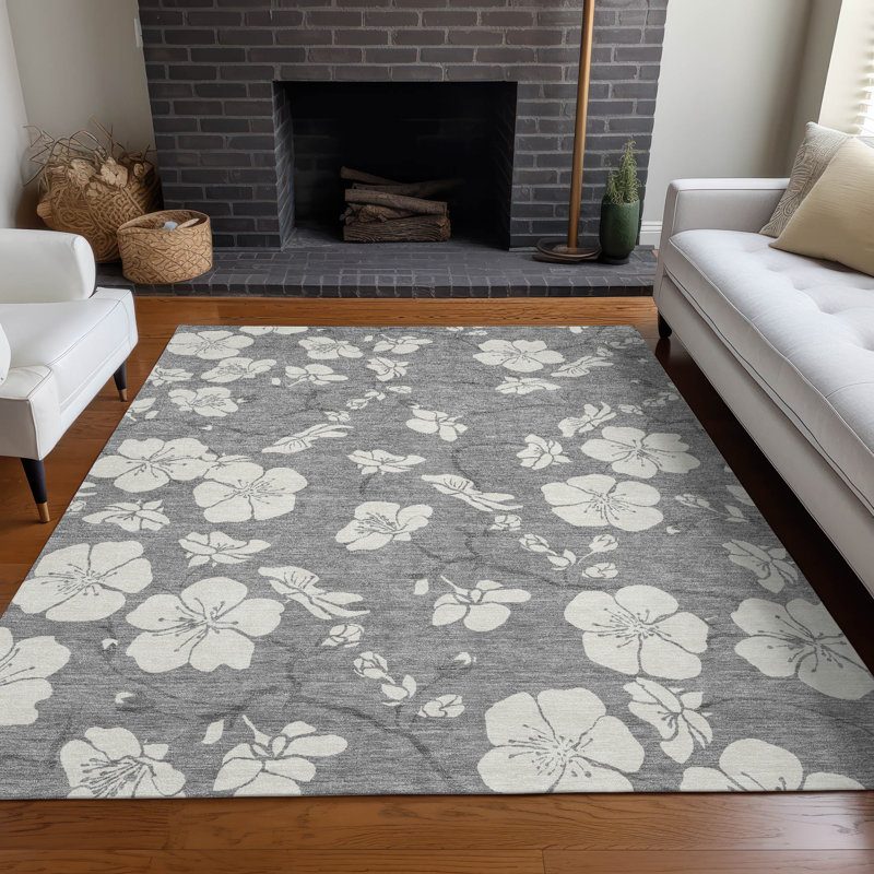  Machine Washable Indoor/Outdoor Chayden ACN1032 Rug, Rectangle 2'6" x 3'10"