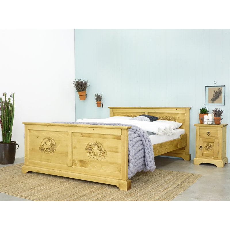 Orth Solid Wood Bed, European Kingsize (160 x 200cm)