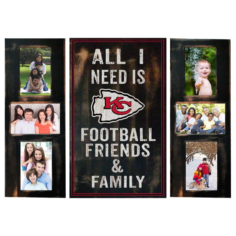 Philadelphia Eagles Football, Friends, & Family Wood Sign