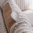 American Farmhouse 83.86" Polyester Blend Striped sofa-1923739156