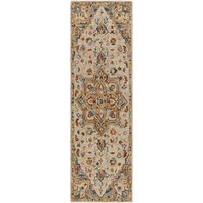 Crum Hand Tufted Wool Oriental Indoor Rug