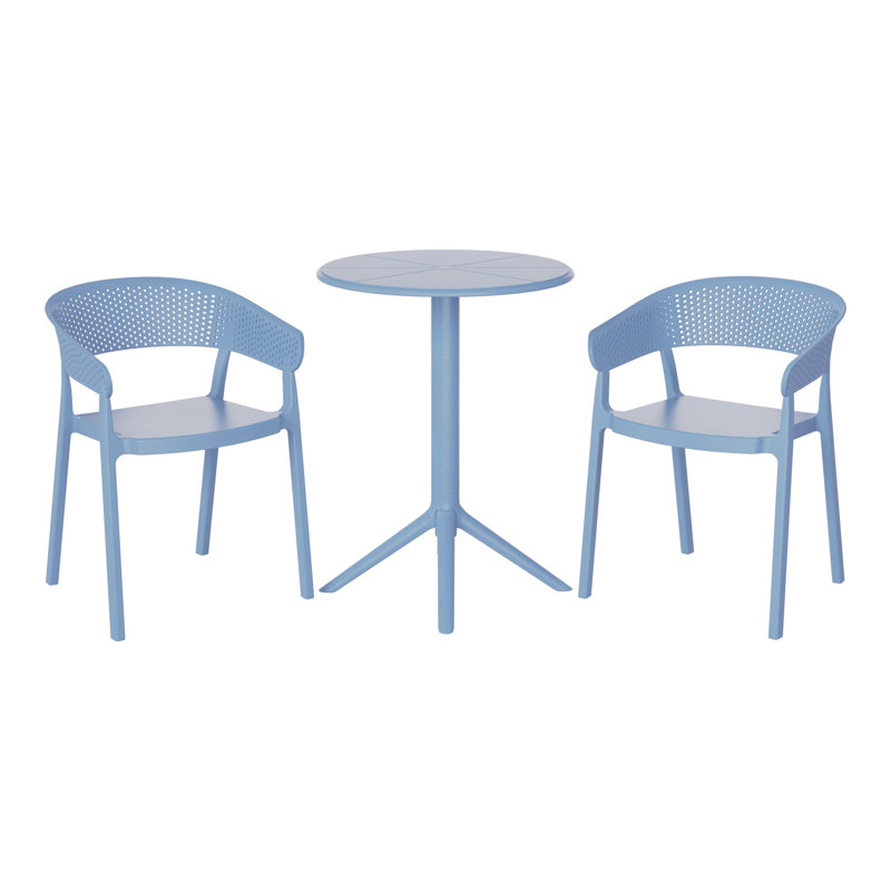 Ensemble repas extérieur 2 personnes, Blue