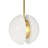 Rosenberger 10" Wide 2-Light Pendant with White Glass Shade-2130455334