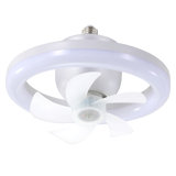 Socket Ceiling Fan With Light And Remote 360° Rotating Ceiling Fan 3 Colours And 3 Wind Speeds